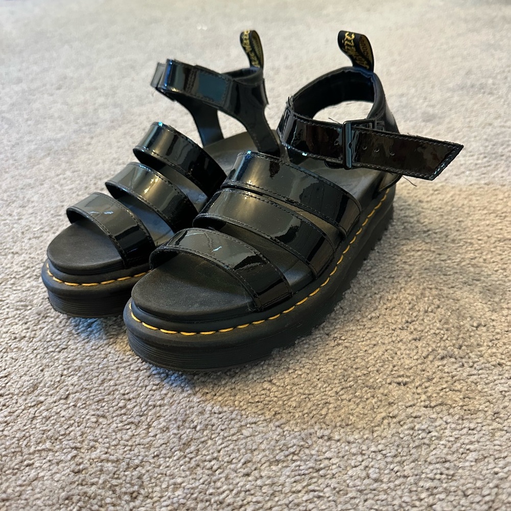 Dr. Martens Black Sandals